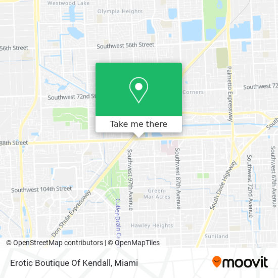 Mapa de Erotic Boutique Of Kendall