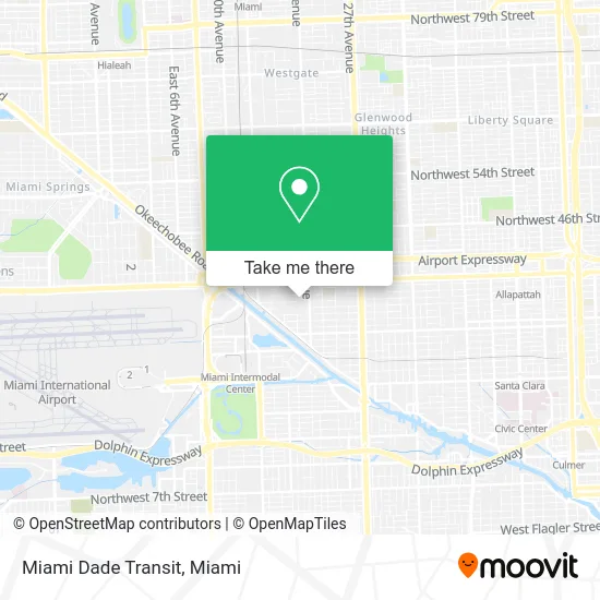 Miami Dade Transit map