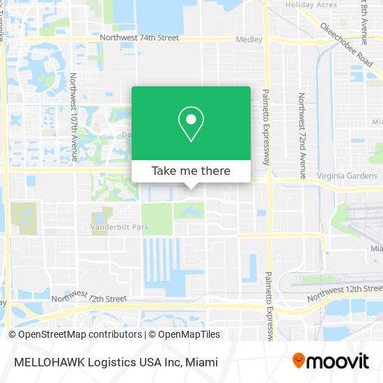 Mapa de MELLOHAWK Logistics USA Inc