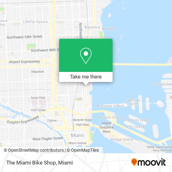 Mapa de The Miami Bike Shop