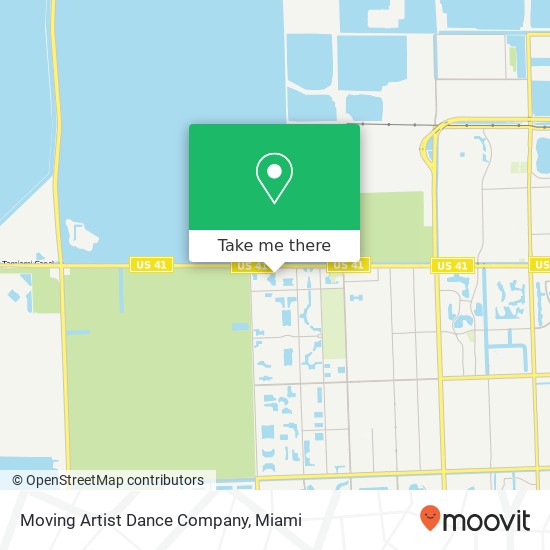 Mapa de Moving Artist Dance Company