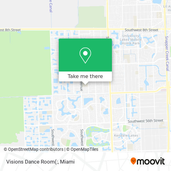 Mapa de Visions Dance Room