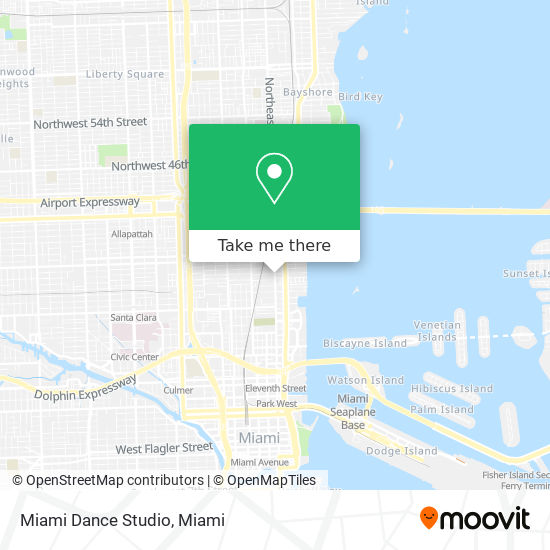 Miami Dance Studio map