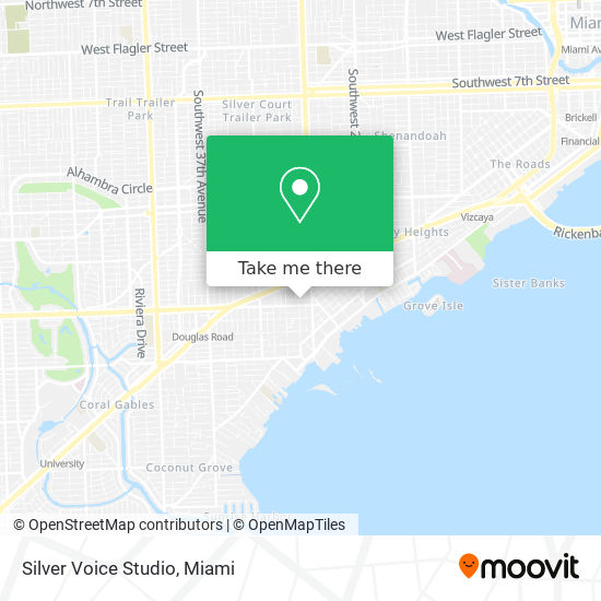 Silver Voice Studio map