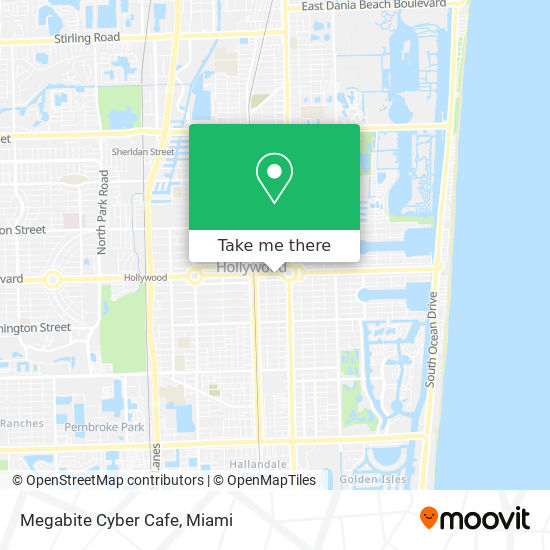 Mapa de Megabite Cyber Cafe