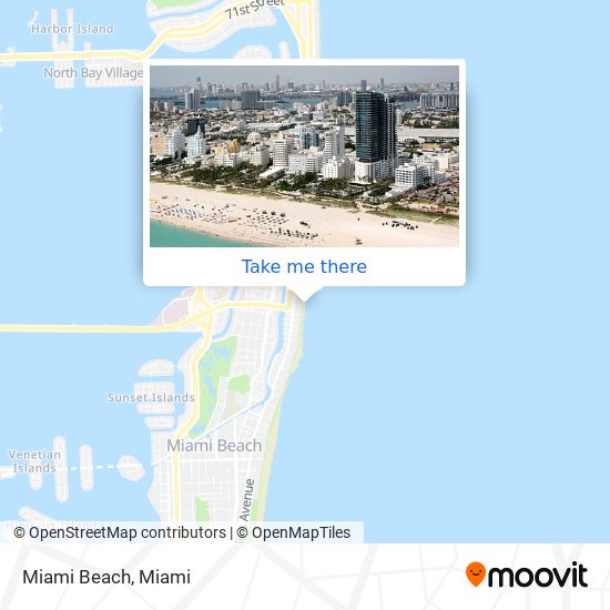Mapa de Miami Beach