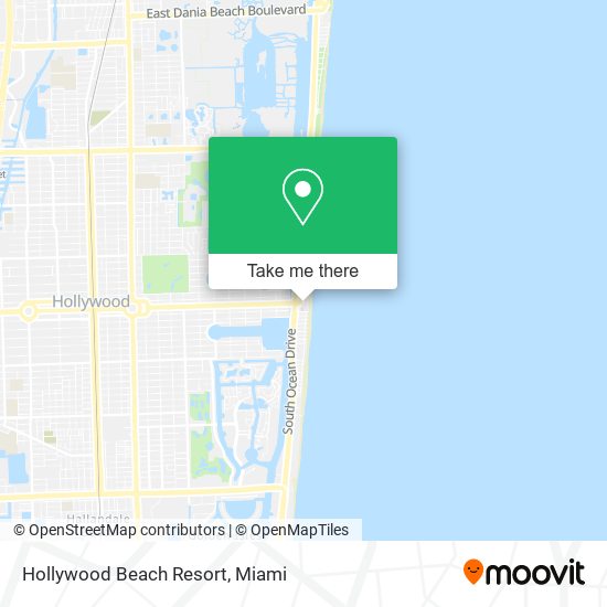 Mapa de Hollywood Beach Resort