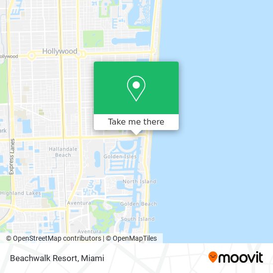Beachwalk Resort map