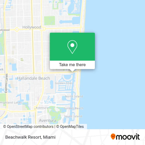 Beachwalk Resort map
