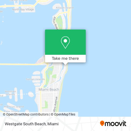 Mapa de Westgate South Beach