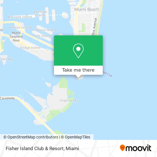 Fisher Island Club & Resort map