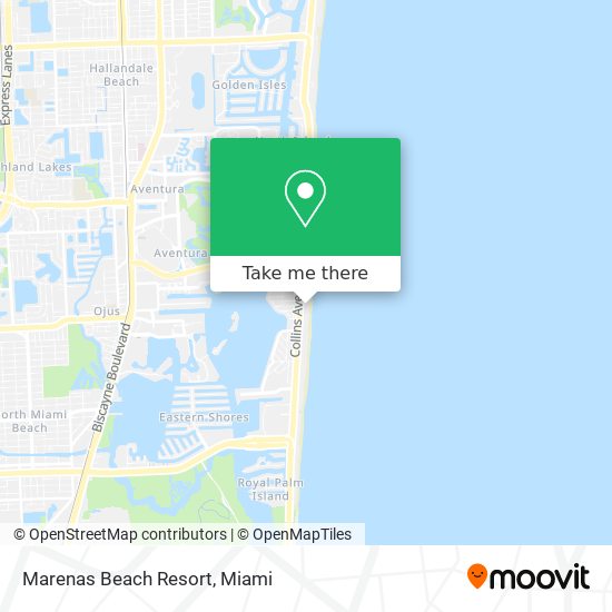 Marenas Beach Resort map