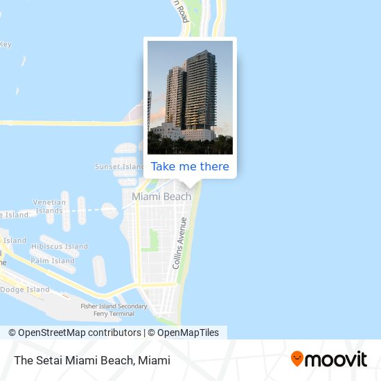 Mapa de The Setai Miami Beach