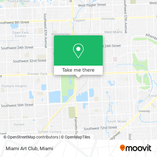 Miami Art Club map