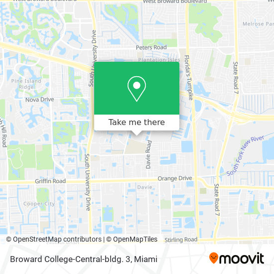 Broward College-Central-bldg. 3 map