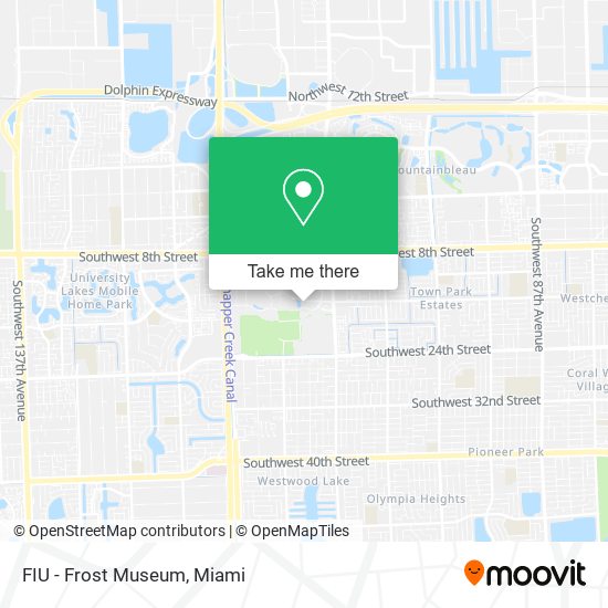FIU - Frost Museum map