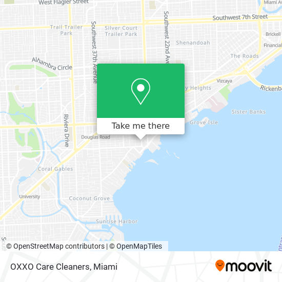 Mapa de OXXO Care Cleaners