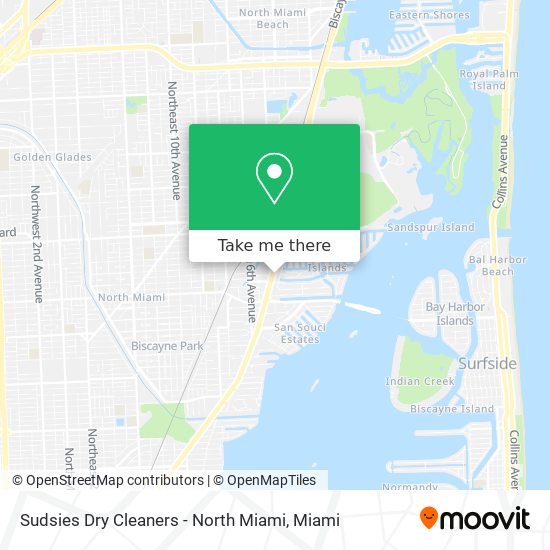 Sudsies Dry Cleaners - North Miami map