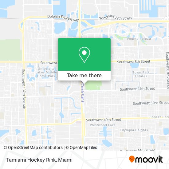 Tamiami Hockey Rink map