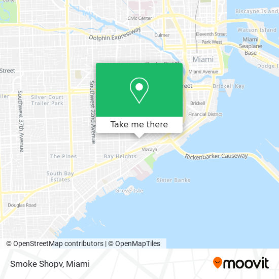 Mapa de Smoke Shopv