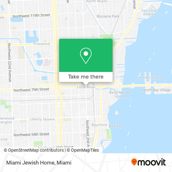 Mapa de Miami Jewish Home