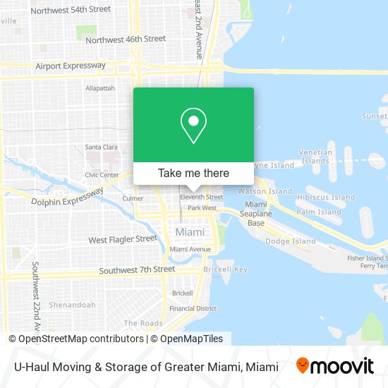 U-Haul Moving & Storage of Greater Miami map