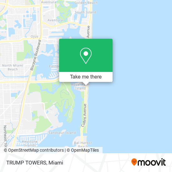 Mapa de TRUMP TOWERS