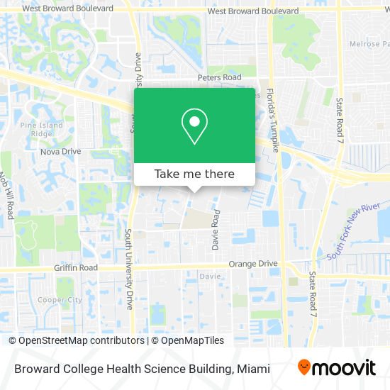 Mapa de Broward College Health Science Building
