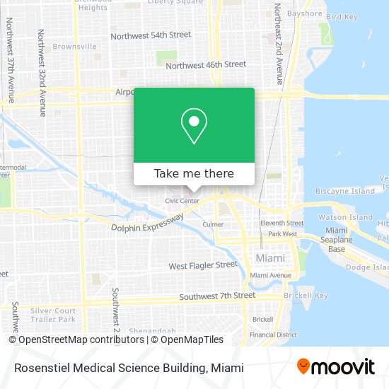 Rosenstiel Medical Science Building map