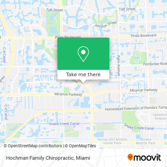 Hochman Family Chiropractic map