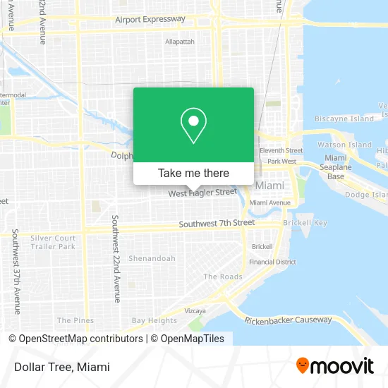 Mapa de Dollar Tree