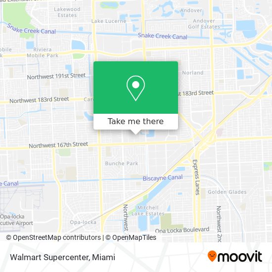 Walmart Supercenter map