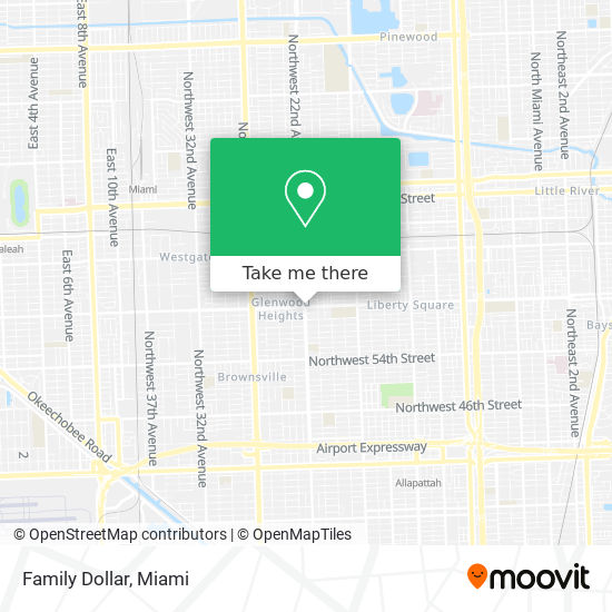 Family Dollar map