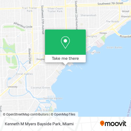 Mapa de Kenneth M Myers Bayside Park