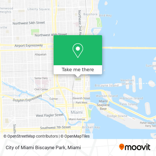 City of Miami Biscayne Park map