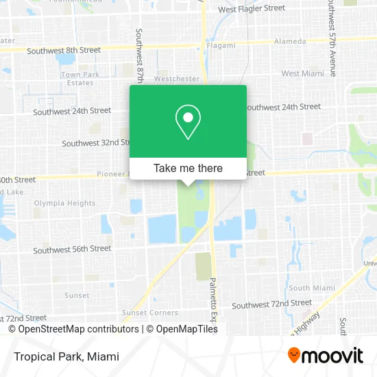 Tropical Park map