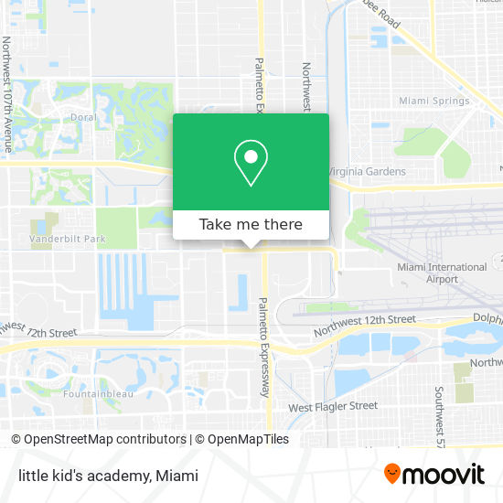 little kid's academy map