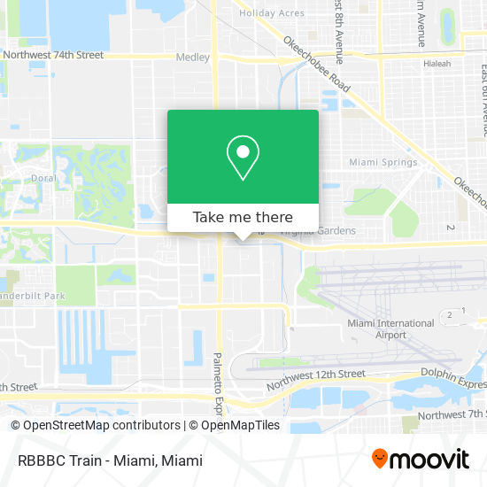 RBBBC Train - Miami map