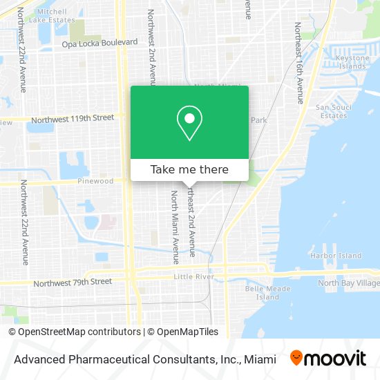 Mapa de Advanced Pharmaceutical Consultants, Inc.