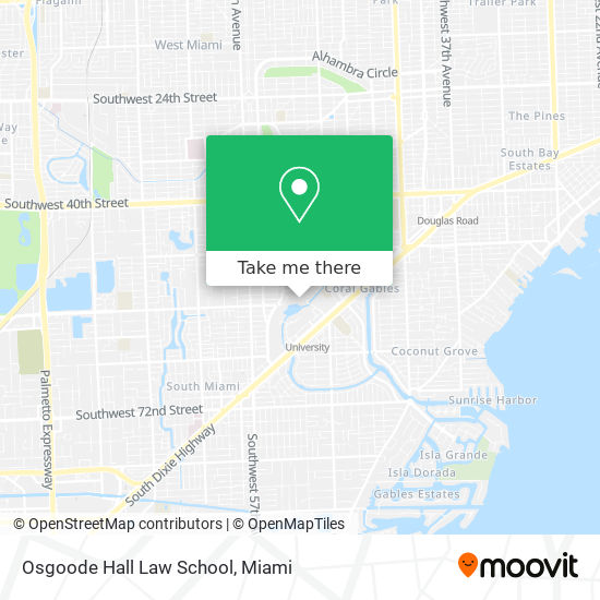 Mapa de Osgoode Hall Law School
