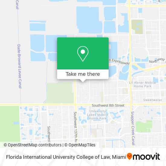 Mapa de Florida International University College of Law