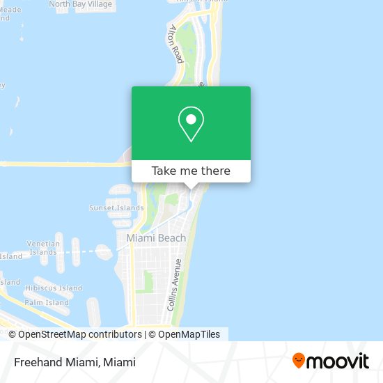 Mapa de Freehand Miami