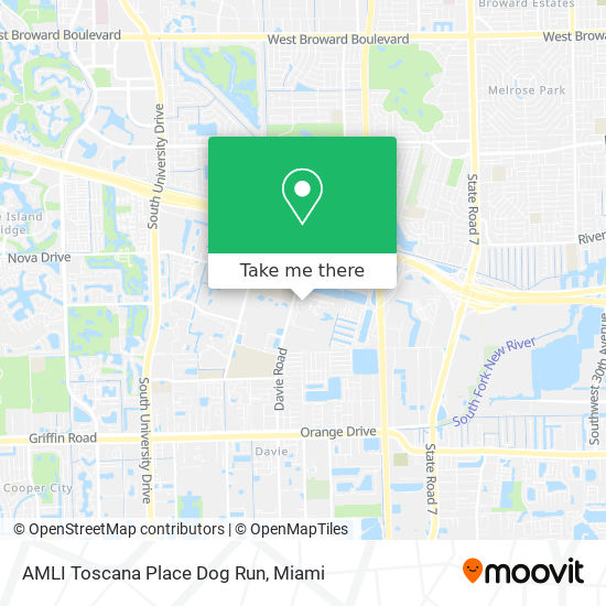 AMLI Toscana Place Dog Run map