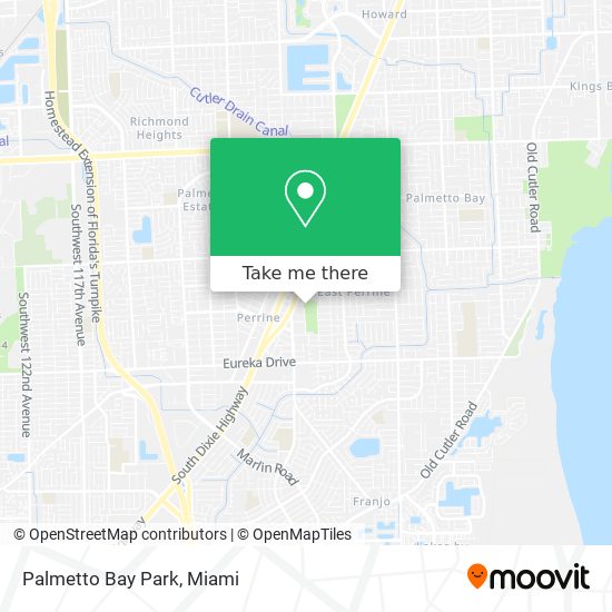 Mapa de Palmetto Bay Park