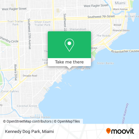 Kennedy Dog Park map