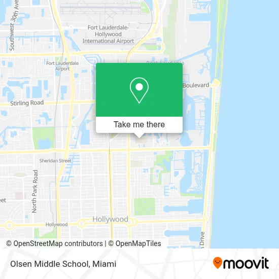 Olsen Middle School map