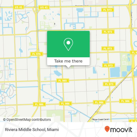 Riviera Middle School map
