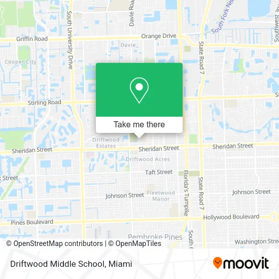 Driftwood Middle School map