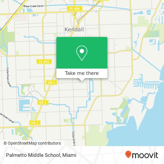 Palmetto Middle School map