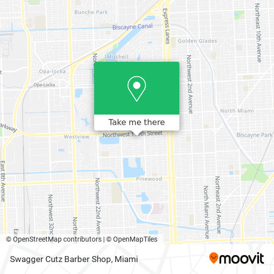 Mapa de Swagger Cutz Barber Shop